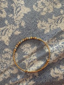 Tri-Color Beaded Bangle