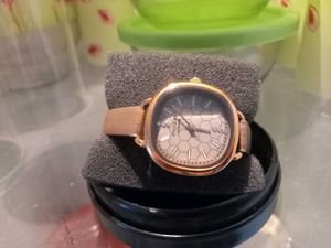 Elegant Sonata Watch with Brown Strap