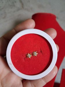 Star Stud Earrings gold 22crt