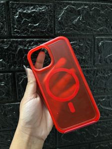 Red Transparent Phone Case