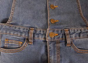 Blue Denim bodysuit