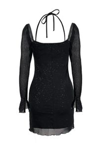 Newme Sparkly Black Cocktail Dress