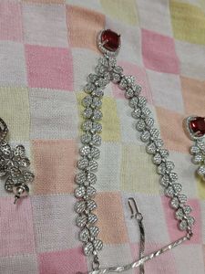 Stunning Red Stone Jewellery Set