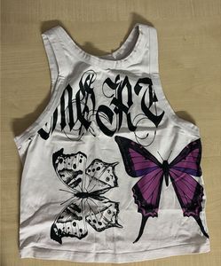 Graphic Butterfly Tank Top