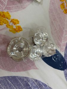 German Silver Kankavati Set