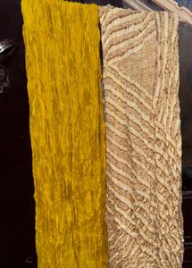 COMBO✨Vibrant Yellow Duppata &amp; Beige Stall Set