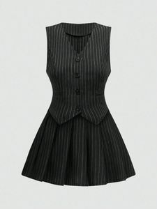 LITTLEBOX Striped Sleeveless co ord set