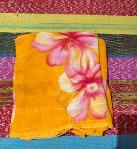 Vibrant Floral Saree