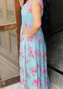 Floral Print Maxi Dress