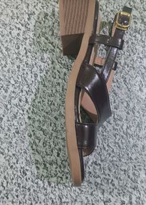 Brown Heeled Sandals