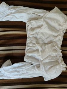 White Long Sleeve Top