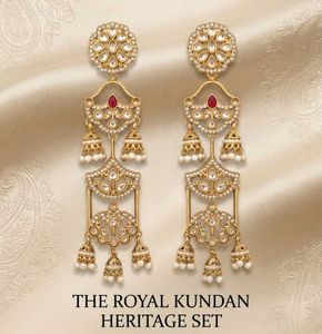 Royal Kundan Heritage Earrings