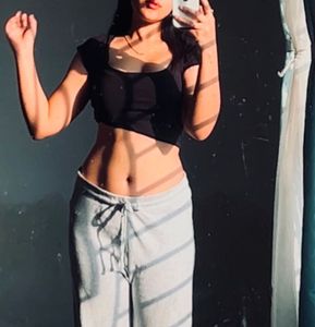 H&amp;M Divided Black Crop Top