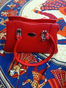 Chic Red Handbag