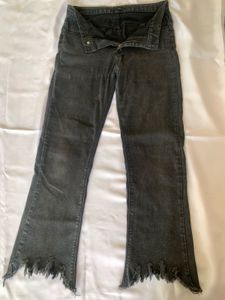 Stylish Black Flared Jeans
