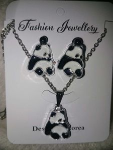 Adorable Panda Jewellery Set