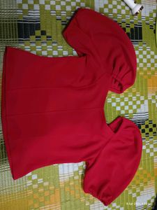 pinkPuff Sleeve Top