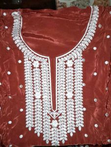 Embroidered Kurta Set with Dupatta