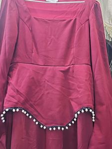 Maroon Ethnic Gown