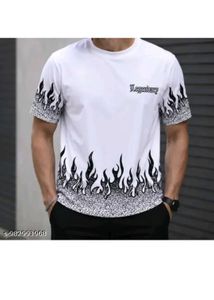 Men's White Flame T-Shirt