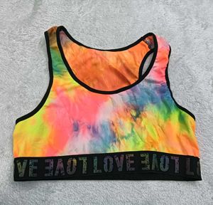 Tie-Dye 'LOVE🥰' Sports Bra