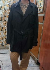 Classic Black Trench Coat