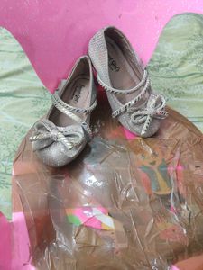 Sparkly Bow Ballet Flats for Girls