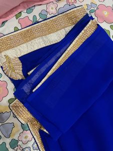 Royal Blue Saree