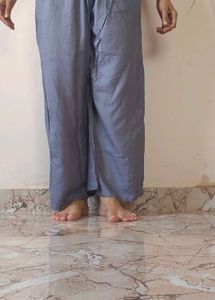 Comfortable Grey Palazzo Pants