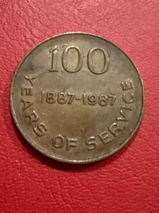 rare token/ medal 100 years of service