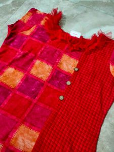 Red  short kurti
