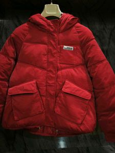 Stylish Red Puffer Jacket