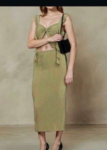 Chic Olive Green Co-ord Set