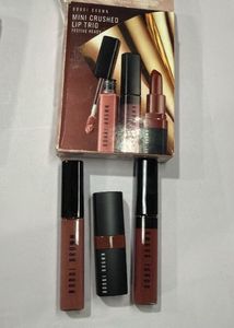 Bobbi brown mini crushed lip trio set