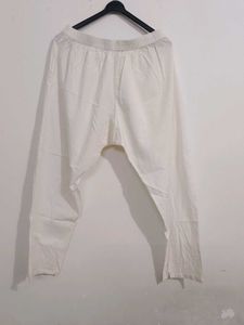 White Kurta Set with Hand Embroidery