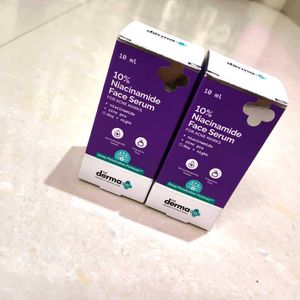 PACK OF 2 The Derma Co 10% Niacinamide Serum with