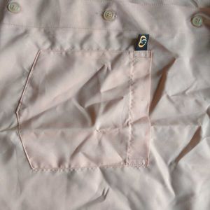 Men's Peach Long Sleeve Shirt