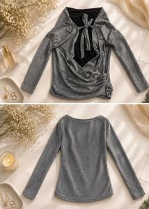 Sparkly Silver Halter neck Top✨🩶