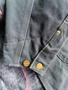 Vintage Carhartt C01 BLK Duck Chore Coat