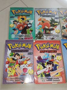 🔴🍙 Pokemon Adventures Manga Set