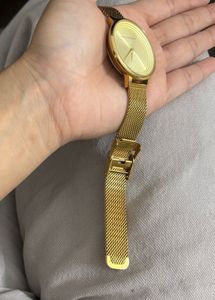 French Connection Gold Watch