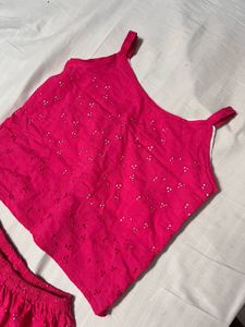 Boho Eyelet Cami & Shorts Set