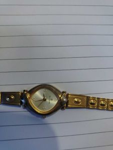 Elegant Gold Tone Women's Watch