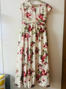 Printed Floral gown