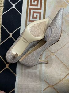 Sparkling Silver Heels