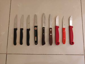 Set of 9 Kitchen Knives