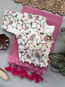 PRESENTING NEW Handloom Khadi  COTTON Saree*