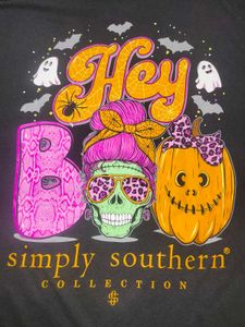 Simply Southern 'Hey Boo' Halloween Graphic tee