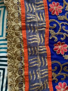 Pakistani Royal Blue Embroidered Ethnic Suit Set –