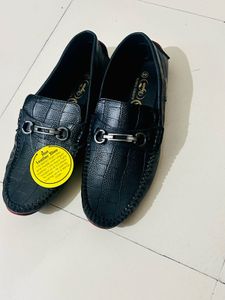 ALBERTO TORRES  Size UK 9 Man Black Casual Loafar